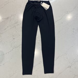 Icebreaker NEW 200 Oasis Fly Leggings Mens Large Black 100% Merino Wool Thermal